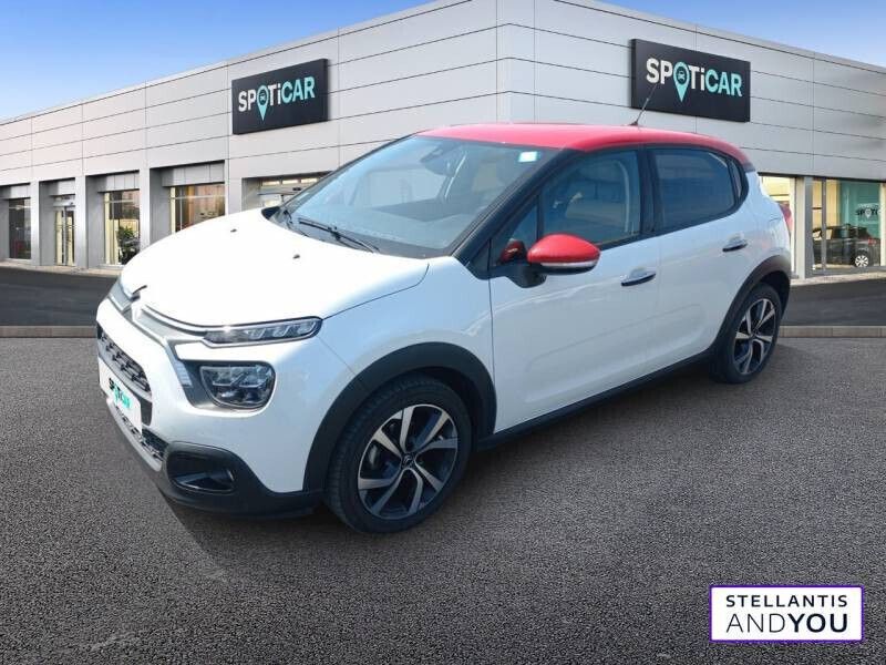 Blanc Utilisé 2022 Citroën C3 Shine Citadine | 13 990 € (Prix juste) - Image 1/4