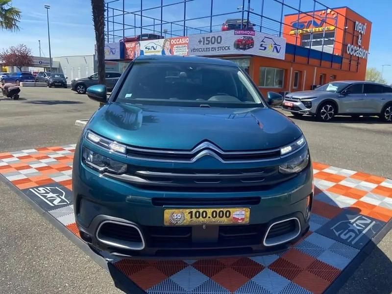 Bleu Utilisé 2020 Citroën C5 Aircross Feel SUV | 21 250 € (Prix juste) - Image 1/4