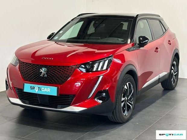 Rouge Utilisé 2021 Peugeot e-2008 GT-line SUV | 17 990 € (Prix juste) - Image 1/4