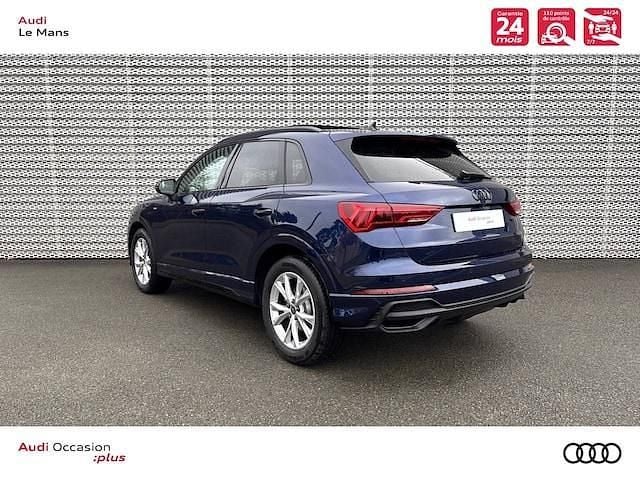 Bleu navarre métallisé Occasion 2025 Audi Q3 S-line plus SUV | 43 890 € (Prix assez cher) - Image 1/4