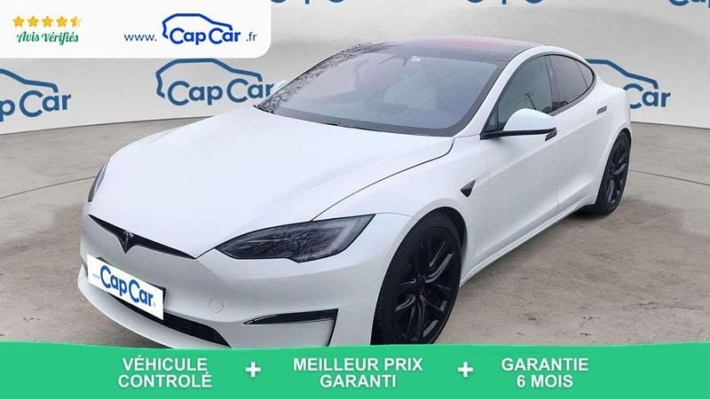 Occasion Tesla Model S Plaid 759 kW (1033 ch) 2023 Blanc Citadine