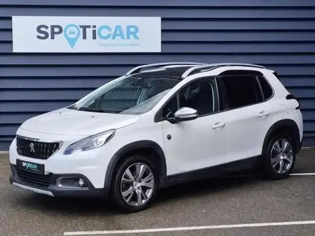 Blanc nacré Utilisé 2019 Peugeot 2008 Crossway SUV | 8 990 € (Super prix) - Image 1/4