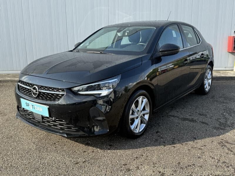 Noir Utilisé 2021 Opel Corsa Elegance Berline | 13 990 € (Prix juste) - Image 1/4