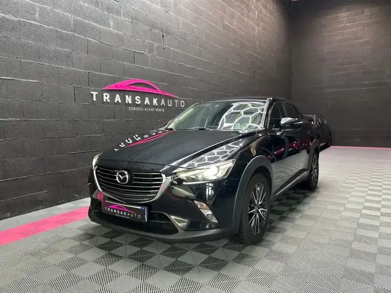 Noir Utilisé 2017 Mazda CX-3 Signature SUV | 13 490 € (Prix juste) - Image 1/4