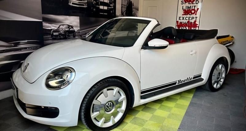 Blanc Utilisé 2013 VW Beetle Cabriolet | 20 890 € (Prix juste) - Image 1/4