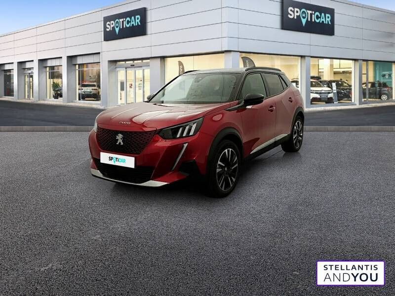 Rouge Utilisé 2023 Peugeot e-2008 GT SUV | 22 490 € (Prix juste) - Image 1/4