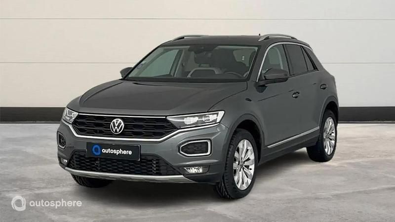 Gris Utilisé 2021 VW T-Roc R-line SUV | 28 999 € (Prix juste) - Image 1/4
