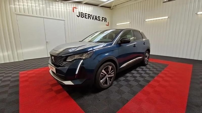 Bleu Utilisé 2022 Peugeot 3008 Allure SUV | 20 990 € (Prix juste) - Image 1/4