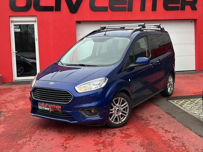 Bleu Occasion 2019 Ford Tourneo Courier S Monospace | 10 990 € (Bon prix) - Image 1/4
