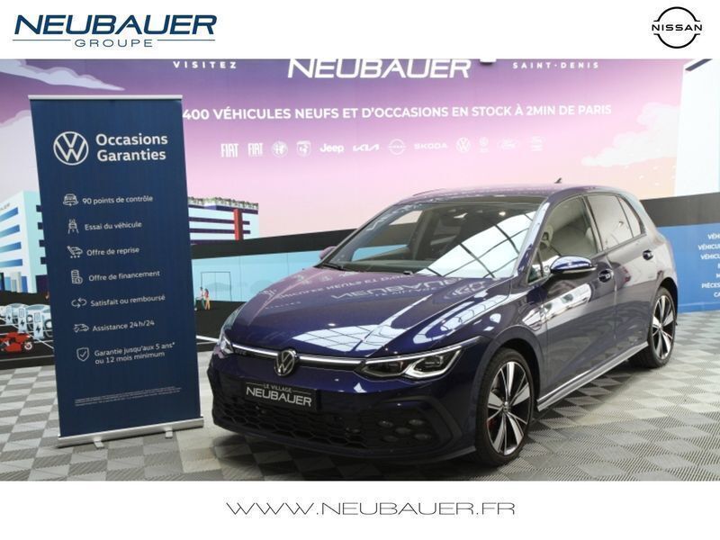 Bleu atlantique métallisée Utilisé 2023 VW Golf VIII GTE Berline | 33 890 € (Prix cher) - Image 1/4