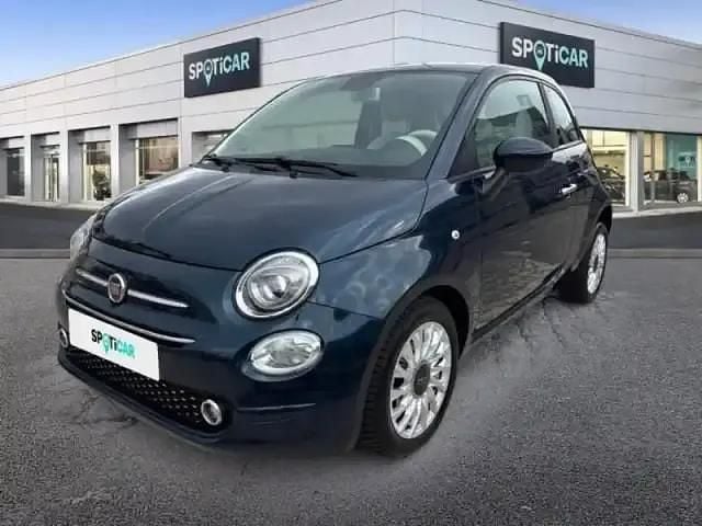 Epic blue métal Utilisé 2020 Fiat 500 Lounge Citadine | 11 990 € (Super prix) - Image 1/4