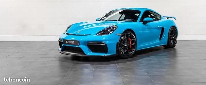 Occasion Porsche 718 Cayman GT4 Chrono 421 ch (309 kW) 2019 Bleu Coupé