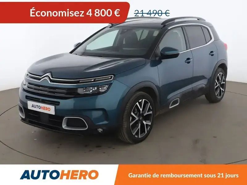 Bleu Utilisé 2020 Citroën C5 Aircross Shine SUV | 16 690 € (Super prix) - Image 1/2