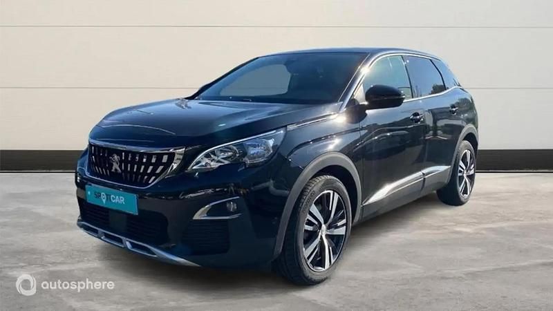 Noir Utilisé 2018 Peugeot 3008 Allure SUV | 11 499 € (Bon prix) - Image 1/4