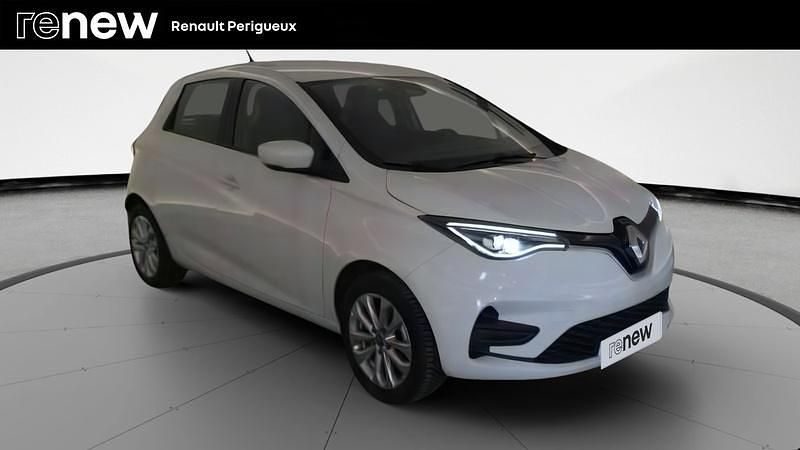 Blanc Utilisé 2020 Renault Zoe Zen Citadine | 8 990 € (Super prix) - Image 1/4