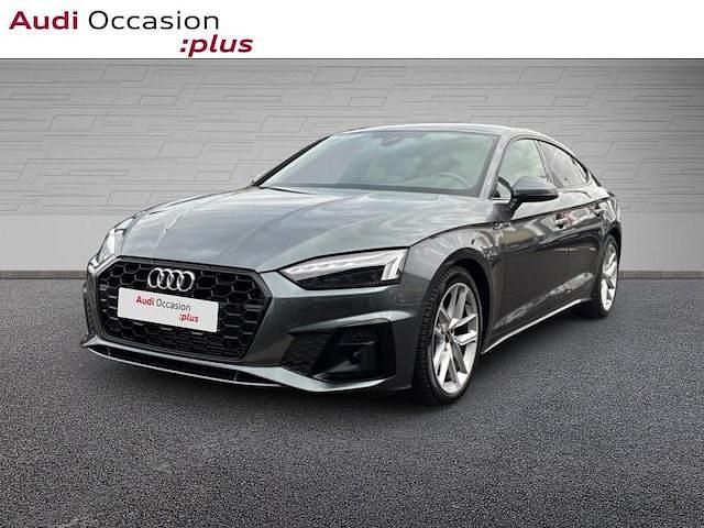 Gris daytona nacré Utilisé 2023 Audi A5 Sportback S-Line | 37 295 € (Bon prix) - Image 1/4
