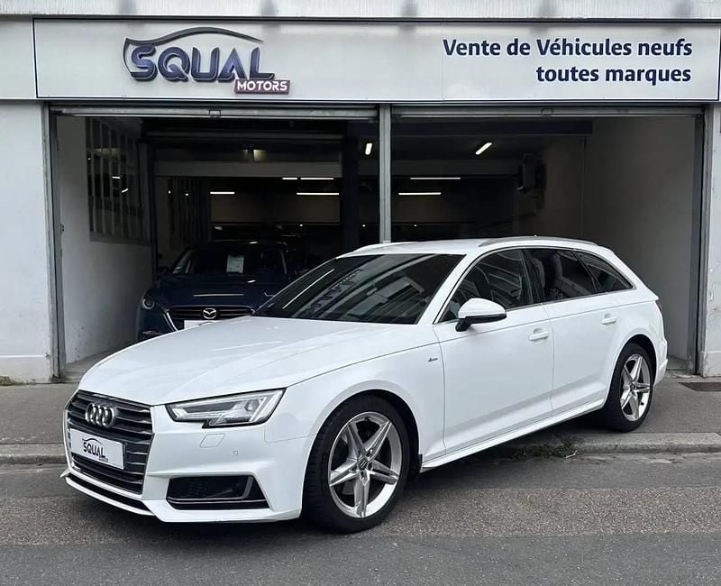 Blanc Utilisé 2018 Audi A4 Sport Break | 23 990 € (Bon prix) - Image 1/4