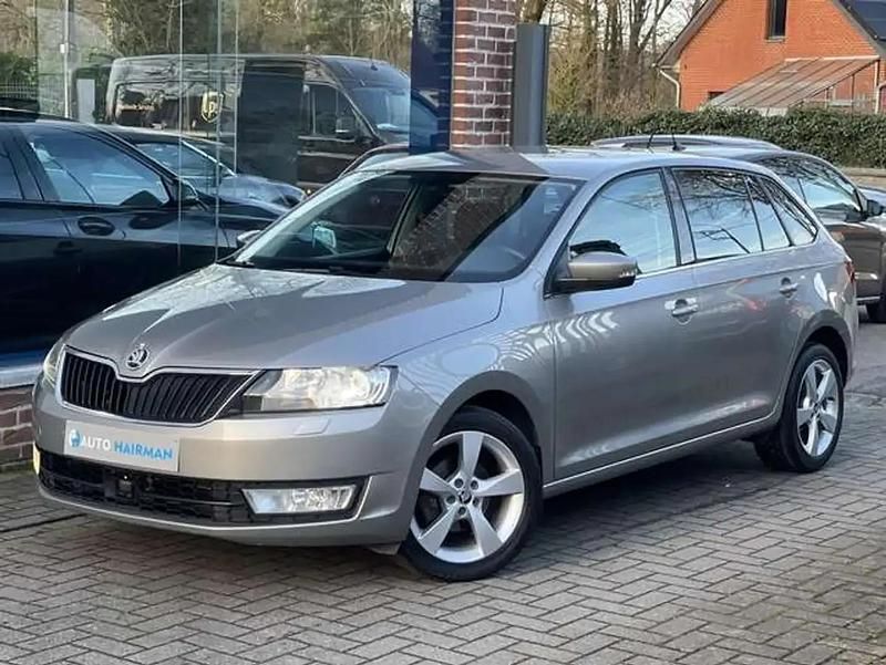 Brun Occasion 2017 Skoda Rapid Ambition Citadine | 9 950 € - Image 1/4