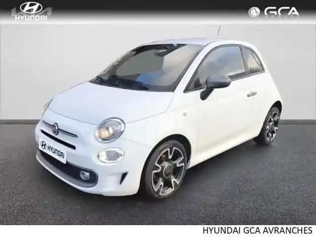 Bossa nova white pastel Occasion 2018 Fiat 500 S Berline | 10 990 € (Prix juste) - Image 1/4