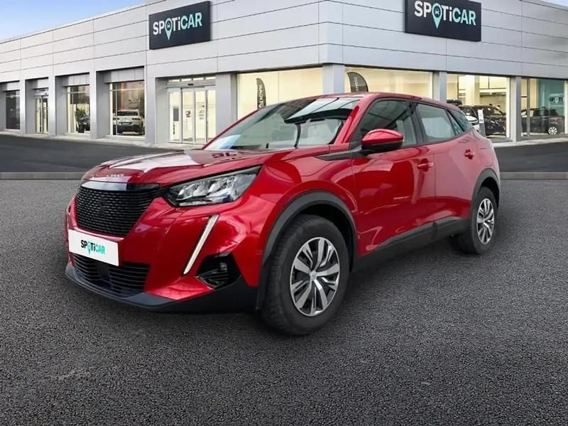 Rouge Utilisé 2021 Peugeot 2008 Business-Line SUV | 13 990 € (Prix juste) - Image 1/4