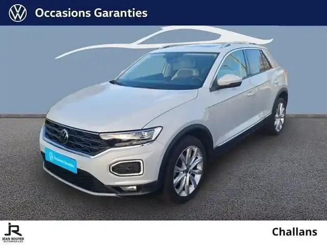 Gris clair Occasion 2021 VW T-Roc SUV | 25 490 € (Prix juste) - Image 1/4