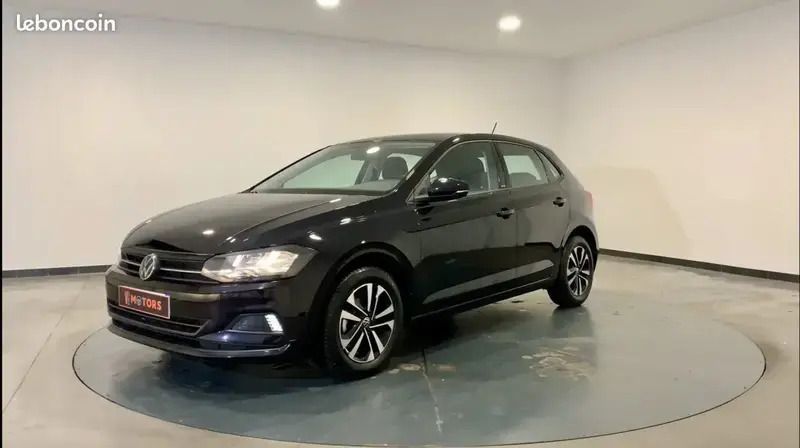 Noir Utilisé 2021 VW Polo United Citadine | 16 990 € (Bon prix) - Image 1/4