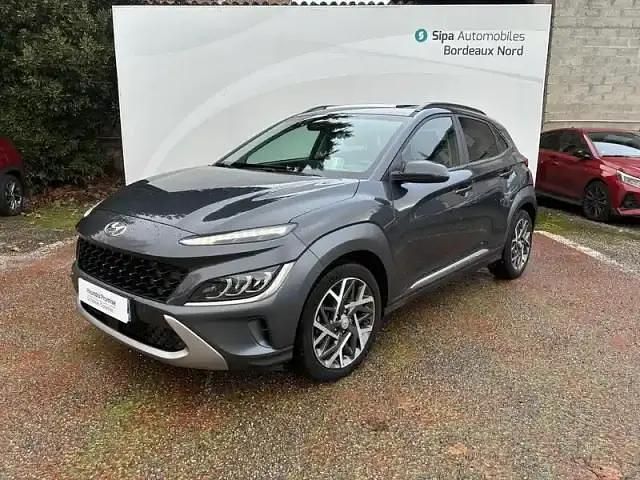 Gris fonce Occasion 2022 Hyundai Kona SUV | 23 490 € (Prix assez cher) - Image 1/4