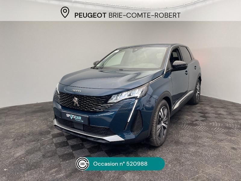 Bleu Utilisé 2021 Peugeot 3008 Allure SUV | 17 980 € (Super prix) - Image 1/4