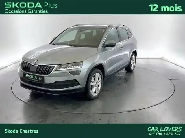 Gris Utilisé 2021 Skoda Karoq Style SUV | 19 970 € (Bon prix) - Image 1/4