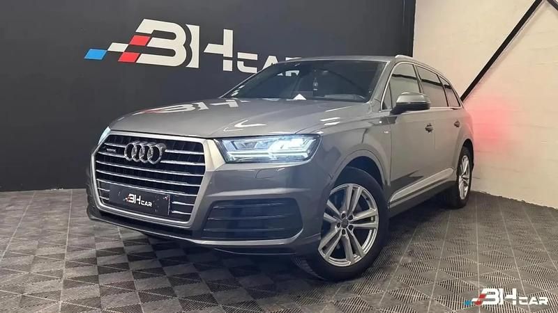 Gris Utilisé 2015 Audi Q7 S-Line SUV | 27 990 € (Prix juste) - Image 1/4
