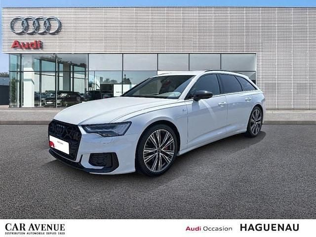 Blanc glacier métallisé Occasion 2024 Audi A6 S-Line Break | 67 900 € - Image 1/4
