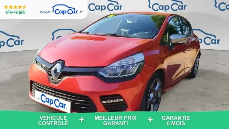 Rouge Utilisé 2015 Renault Clio IV GT Citadine | 10 990 € (Prix juste) - Image 1/4