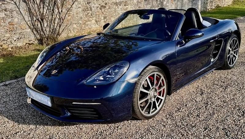 Bleu Occasion 2017 Porsche 718 Boxster S Cabriolet | 69 900 € - Image 1/4