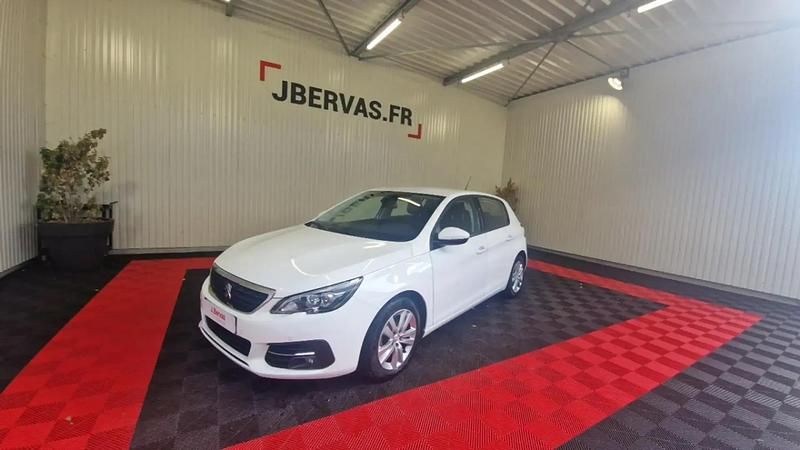 Blanc Utilisé 2020 Peugeot 308 Business-Line Berline | 10 990 € (Prix juste) - Image 1/4