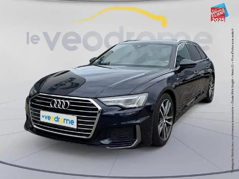 Bleu Utilisé 2018 Audi A6 S-Line Break | 32 999 € (Super prix) - Image 1/4