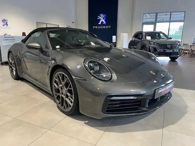Gris Utilisé 2019 Porsche 911 Carrera S Cabriolet Cabriolet | 146 900 € - Image 1/4