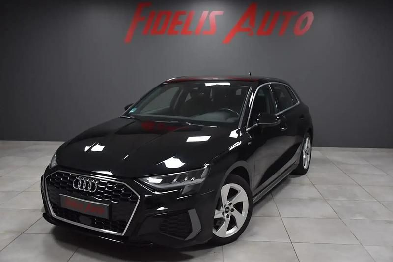 Noir Utilisé 2021 Audi A3 e-tron S-Line Citadine | 24 990 € (Bon prix) - Image 1/4