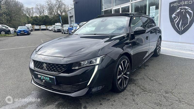 Noir Utilisé 2022 Peugeot 508 GT Break | 27 999 € (Prix juste) - Image 1/4