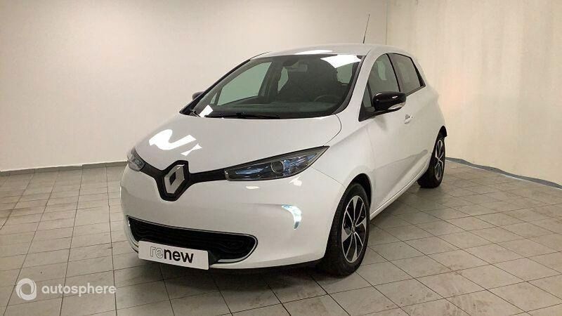 Blanc glacier Utilisé 2019 Renault Zoe Intens Citadine | 7 799 € (Bon prix) - Image 1/4