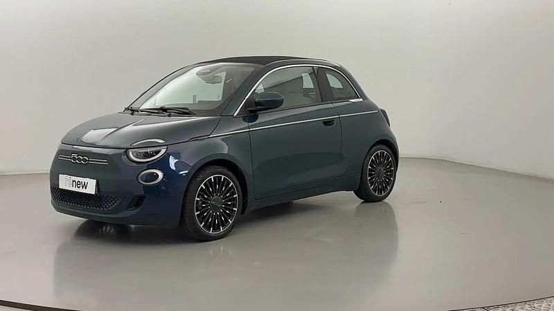 Bleu Utilisé 2021 Fiat 500C La Prima Cabriolet | 16 990 € (Bon prix) - Image 1/4