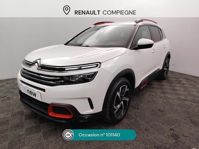 Blanc Occasion 2019 Citroën C5 Aircross PureTech SUV | 12 990 € (Bon prix) - Image 1/4