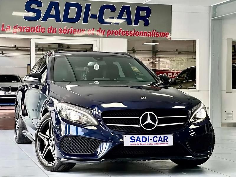 Bleu Utilisé 2017 Mercedes C180 AMG line Break | 18 990 € (Prix juste) - Image 1/4