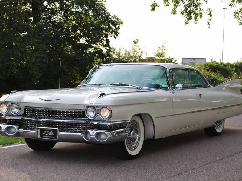 Occasion Cadillac Coupé DeVille 309 ch (227 kW) 1959 Blanc Coupé