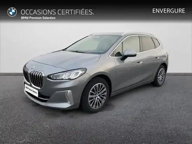 Skyscraper grey métallisé Utilisé 2022 BMW 218 Luxury Line Monospace | 29 490 € (Prix assez cher) - Image 1/4