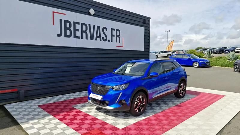 Bleu Utilisé 2021 Peugeot 2008 Allure SUV | 17 990 € (Prix juste) - Image 1/4