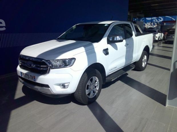 Blanc Utilisé 2021 Ford Ranger Limited Pick-up | 29 900 € (Prix juste) - Image 1/4