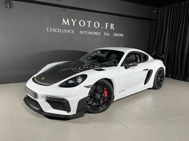 Blanc Utilisé 2023 Porsche Cayman GT4 Coupé | 189 900 € (Prix juste) - Image 1/4
