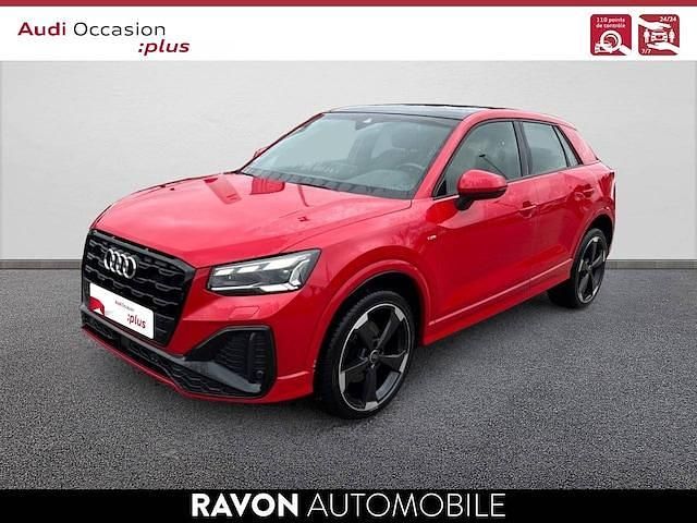 Rouge tango métallisé Occasion 2021 Audi Q2 S-line plus SUV | 22 990 € (Bon prix) - Image 1/4