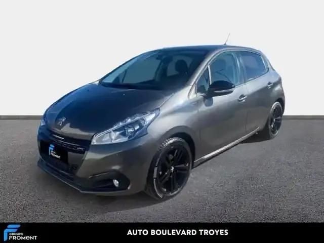 Gris platini Utilisé 2019 Peugeot 208 GT-line Citadine | 10 990 € (Bon prix) - Image 1/4