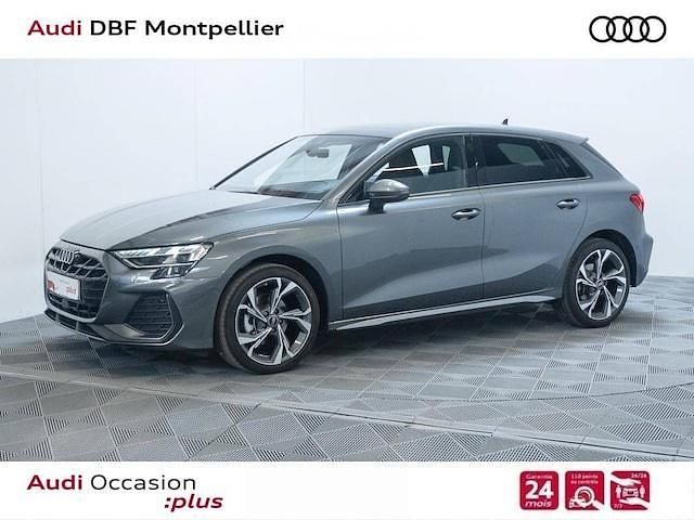 Gris daytona nacré Utilisé 2024 Audi A3 S-Line | 36 480 € (Prix assez cher) - Image 1/4